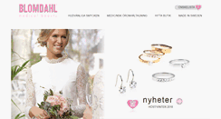 Desktop Screenshot of blomdahl.se